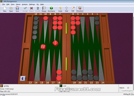 GNU Backgammon 1.06