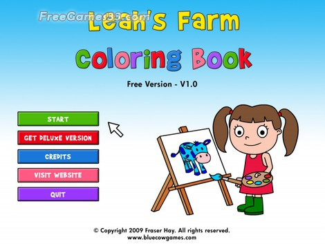 Leah's Farm Coloring Book 