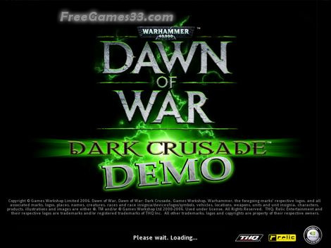 Warhammer 40,000: Dawn of War - Dark Crusade Demo 